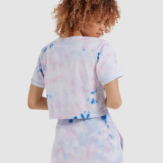 Ellesse Γυναικεία κοντομάνικη μπλούζα Alberta Tie Dye cropped Tee
